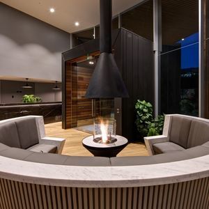 round bioethanol burner