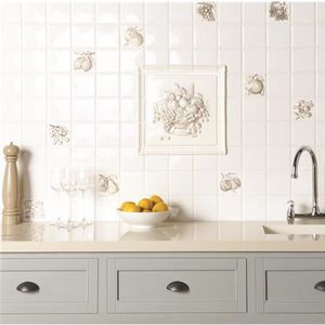 indoor tiles / wall / ceramic / 10x10 cm