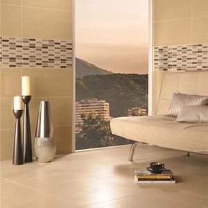 indoor tile / wall / porcelain / rectangular