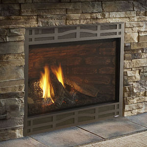 Gas fireplace - PENINSULA - heatilator - traditional / closed hearth ...