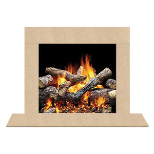 contemporary fireplace surround