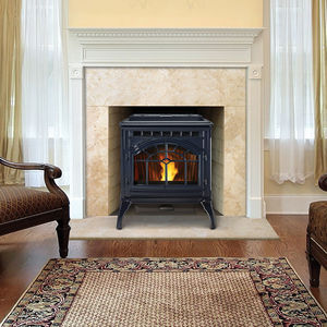 pellet heating stove / metal / traditional / 0 - 5 kW