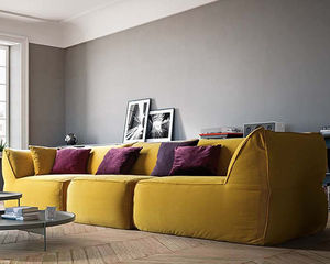 modular sofa / corner / contemporary / fabric