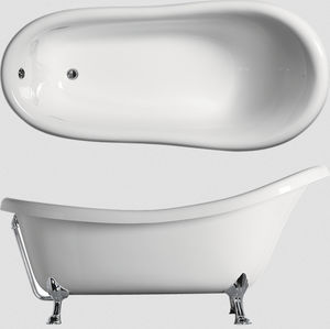 oval bathtub