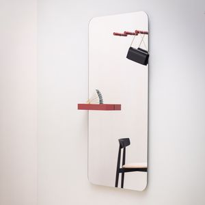 wall-mounted mirror