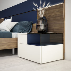 contemporary bedside table