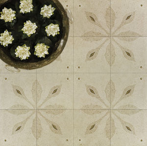 indoor tiles / floor / terrazzo / brushed