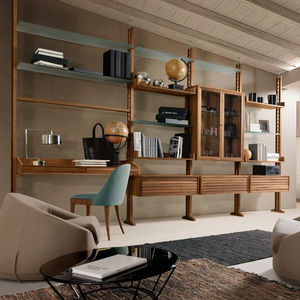 floor-to-ceiling shelf
