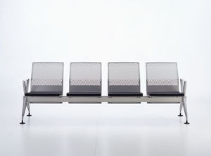 aluminum beam chairs / 4-seater / indoor / by Norman Foster