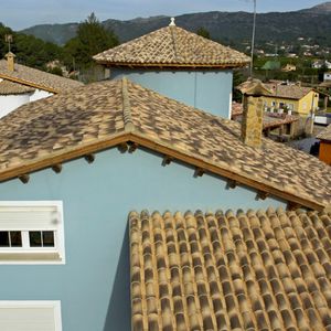 curved barrel roof tile