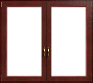 wooden window