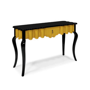 classic sideboard table / lacquered wood / lacquered wood base / rectangular