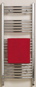 electric towel radiator / metal / contemporary / vertical