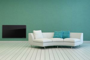 electric radiator / infrared / tempered glass facing / contemporary