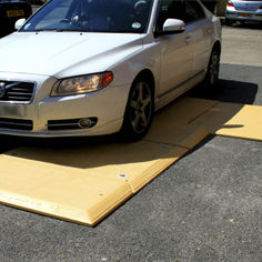 public space speed bump