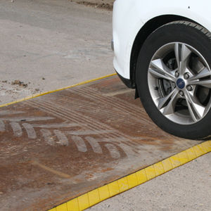 public space speed bump