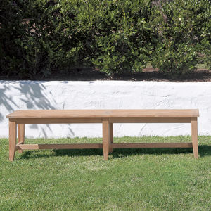 traditional garden bench