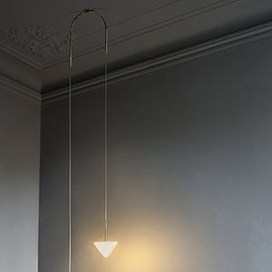pendant lamp / contemporary / nickel / anodized aluminum