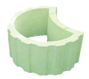 hollow concrete block / for retaining walls / socket weld