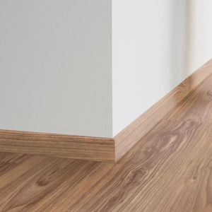 silver-colored baseboard