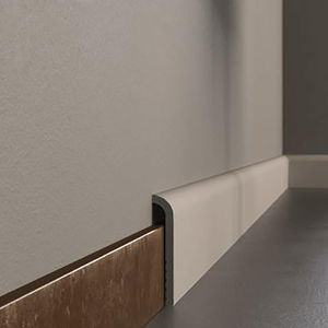 white baseboard