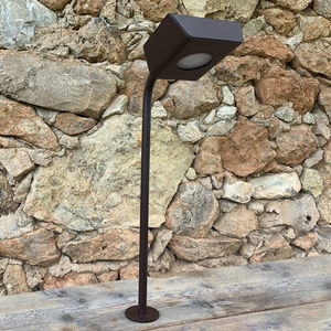 garden bollard light / for public spaces / contemporary / steel