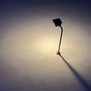 garden bollard light / for public spaces / contemporary / painted steel
