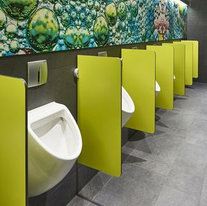 public washroom urinal partition