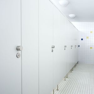 public washroom toilet cubicle