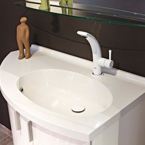 built-in washbasin