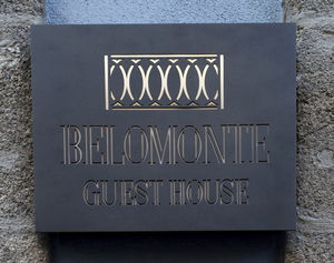 wall-mounted signage plate