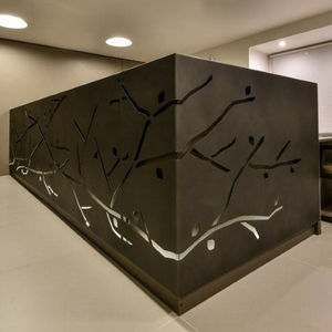 corner reception desk