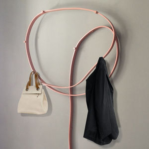 wall-mounted coat rack