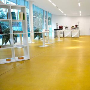 concrete floor covering / tertiary / personalized / colored concrete look