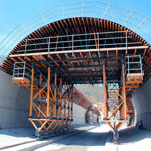 modular formwork / circular / metal / for tunnels