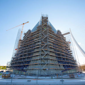 metal scaffolding