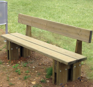 traditional garden bench