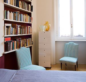 tall filing cabinet / metal / contemporary