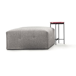 contemporary pouf / fabric / rectangular / commercial