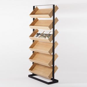 self-supporting brochures rack