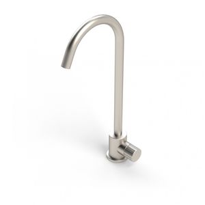 washbasin mixer tap / steel / bathroom / 1-hole