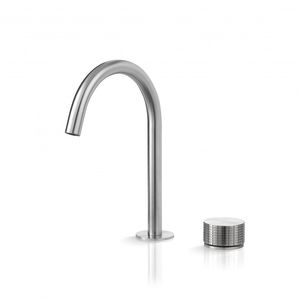 washbasin mixer tap / steel / bathroom / 2-hole
