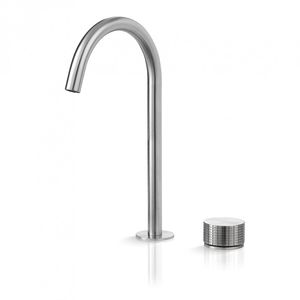 washbasin mixer tap / steel / bathroom / 2-hole