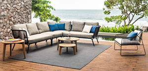 modular sofa / contemporary / garden / aluminum