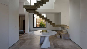individual house / contemporary / concrete / two-story