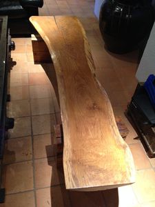 rustic bench