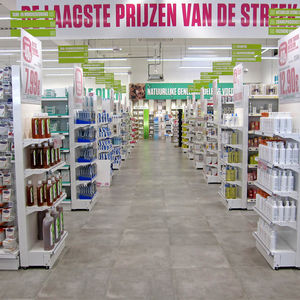 medical use shelving / for shops / merchandise / standard