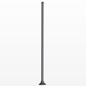 Lighting pole - LPC 002 - Ghisarredo - cast iron / steel / cast aluminum
