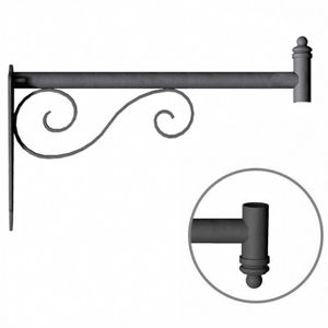 hot-dip galvanised steel lamp post arm 1