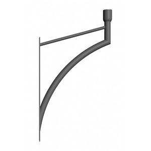 anodized aluminum lamp post arm 1